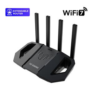 ASUS TUF-BE3600 (BE3600) WiFi 7 Extendable Gaming Router, 2.5G porty, AiMesh