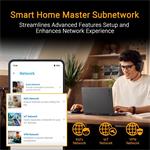 ASUS TUF-BE9400 3-pásmový WiFi7 herný router, 1x WAN, 3x LAN, AiMesh