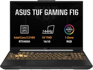 Asus TUF Gaming F16, FX607VU-RL032W, sivý