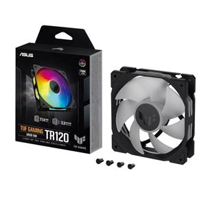ASUS ventilátor TUF GAMING TR120 ARGB, 1x120mm, černá, (rozbalené)