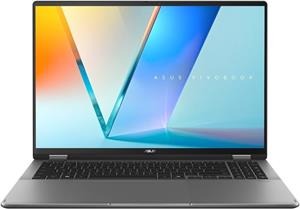 Asus Vivobook 16 Flip, TP3607SA-OLED099W, sivý