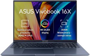 Asus Vivobook 16X M1603QA-QOLED056W, modrý, rozbalené 
