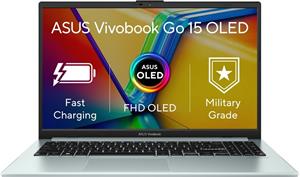 Asus VivoBook Go 15 OLED, E1504FA-OLED180W, sivý