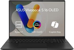 Asus Vivobook S 16 OLED, M5606UA-OLED041W, čierny