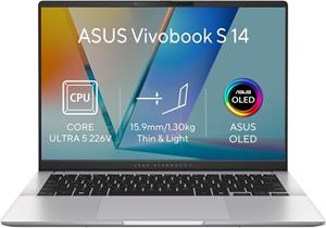 Asus Vivobook S14, S5406SAL-OLED312WZ, strieborný