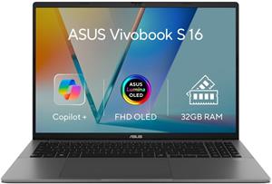 Asus Vivobook S16, M3607KA-OLED008W, sivý