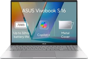 Asus Vivobook S16, S3607QA-OLED101WZ, strieborný