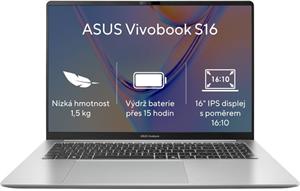 Asus Vivobook S16 S5652MA-TK109W, strieborný