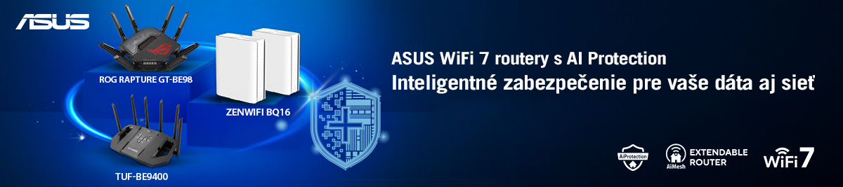 ASUS WiFi 7 routery s AI Protection
