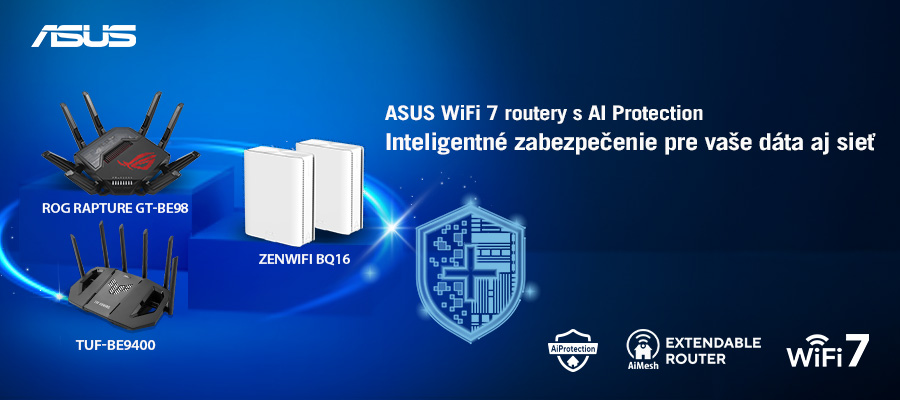 ASUS WiFi 7 routery s AI Protection