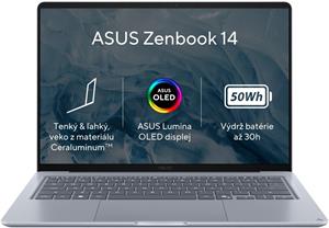 Asus Zenbook 14, UX3480QA-OLED077W, modrý