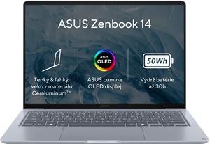 Asus Zenbook 14, UX3480QA-OLED173W, modrý