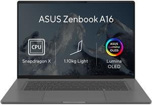 Asus Zenbook A16, UX3607QA-OLED078WZ, sivý