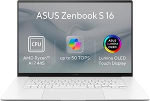 Asus Zenbook S16, UM5606GA-OLED328W, biely