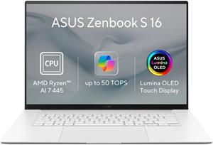 Asus Zenbook S16, UM5606GA-OLED532W, biely
