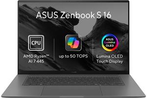 Asus Zenbook S16, UM5606GA-OLED594WZ, sivý