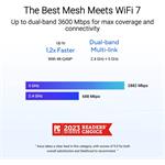 ASUS ZenWifi BD4 1-pack, WiFi7 Extendable Router, AiMesh, 2x WAN/LAN, (rozbalené)