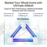 ASUS ZenWifi BD4 1-pack, WiFi7 Extendable Router, AiMesh, 2x WAN/LAN, (rozbalené)