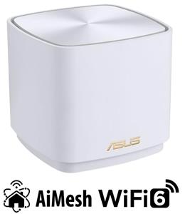 ASUS ZenWiFi XD4 1-pack, bezdrôtový systém AX1800 Dual-band Mesh WiFi 6, biela