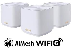 ASUS ZenWiFi XD5 3-pack Wireless AX3000 Dual-band Mesh WiFi 6 System, biela