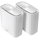 ASUS ZenWiFi XT9 2-pack Wireless AX7800 Tri-band Mesh WiFi 6 System, biely