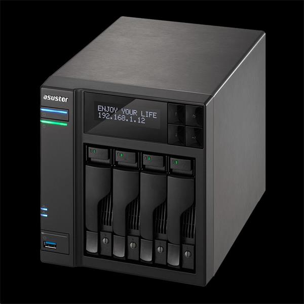 Asustor™ AS6404T 4x HDD NAS HDMI Quad core Intel Celeron J3455 8GB