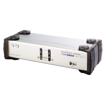 ATEN CS1742 2-Port USB Dual View KVMP Switch (2xVGA cards) 2-port USB Hub, Audio