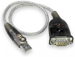 ATEN redukcia USB na RS 232 M/M, káblová 0,15m