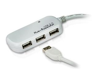 Aten USB 2.0 HUB, kábel 12m, 4 porty