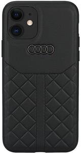 Audi Genuine Leather kryt pre iPhone 12/12 Pro, čierny
