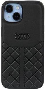 Audi Genuine Leather kryt pre iPhone 14, čierny