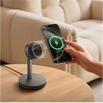AUKEY LC-MC111, bezdrôtová nabíjačka, 25W, sivá
