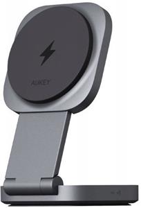 AUKEY LC-MC211, bezdrôtová nabíjačka, 15W, sivá
