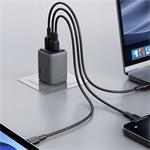 AUKEY PA-C3, 67W nabíjačka, 2x USB-C, 1x USB-A, čierna