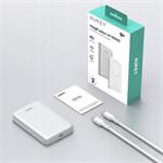 AUKEY PB-MS08, powerbanka, 10000 mAh, QI2, biela