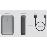 AUKEY PB-Y57, powerbanka, 20000 mAh, sivá