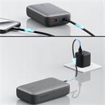 AUKEY PB-Y57, powerbanka, 20000 mAh, sivá