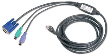 AutoView integrovaný CAT5 kabel PS/2, 2,1 m