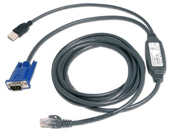 AutoView integrovaný CAT5 kabel USB, 2,1 m