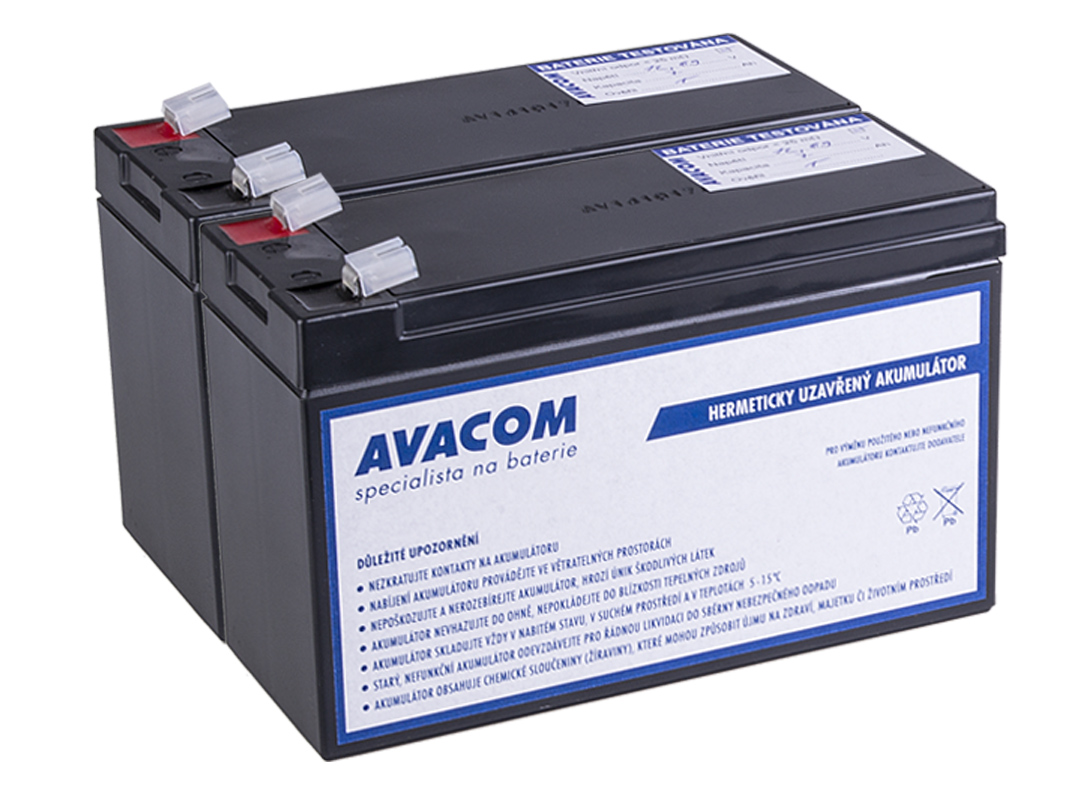 Avacom AVA-RBC22 batériový kit náhrada za APC(2ks baterií)