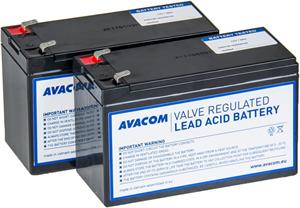 Avacom AVA-RBP02-12090-KIT - batéria pre UPS CyberPower, EATON, Effekta, FSP Fortron, HP, Legrand, 12V, 9Ah