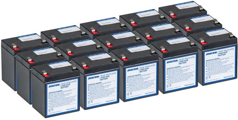 Avacom AVA-RBP15-12050-KIT set batérii pre UPS AEG, EATON, HP