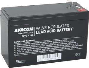 Avacom batéria 12V 7,2Ah F2 (PBAV-12V007,2-F2A)