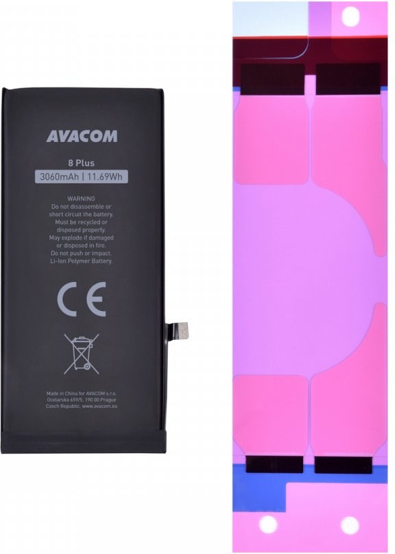 Avacom batéria pre Apple iPhone 8 Plus - vysokokapacitná, Li-Ion 3,82V 3060mAh (náhrada 616-00367)