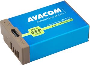 Avacom batéria pre Canon LP-E17, vstup USB-C, Li-Ion, 7.4V, 950mAh, 7Wh