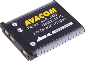 Avacom batéria pre Olympus Li-40B, Li-42B, Fujifilm NP-45, Nikon EN-EL10, Kodak KLIC-7006 Li-ion 3.7V 740mAh 2.7Wh AVA -
