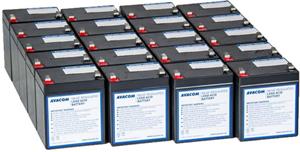 Avacom batéria pre UPS HP Compaq R5500 XR - set (20ks batérií)