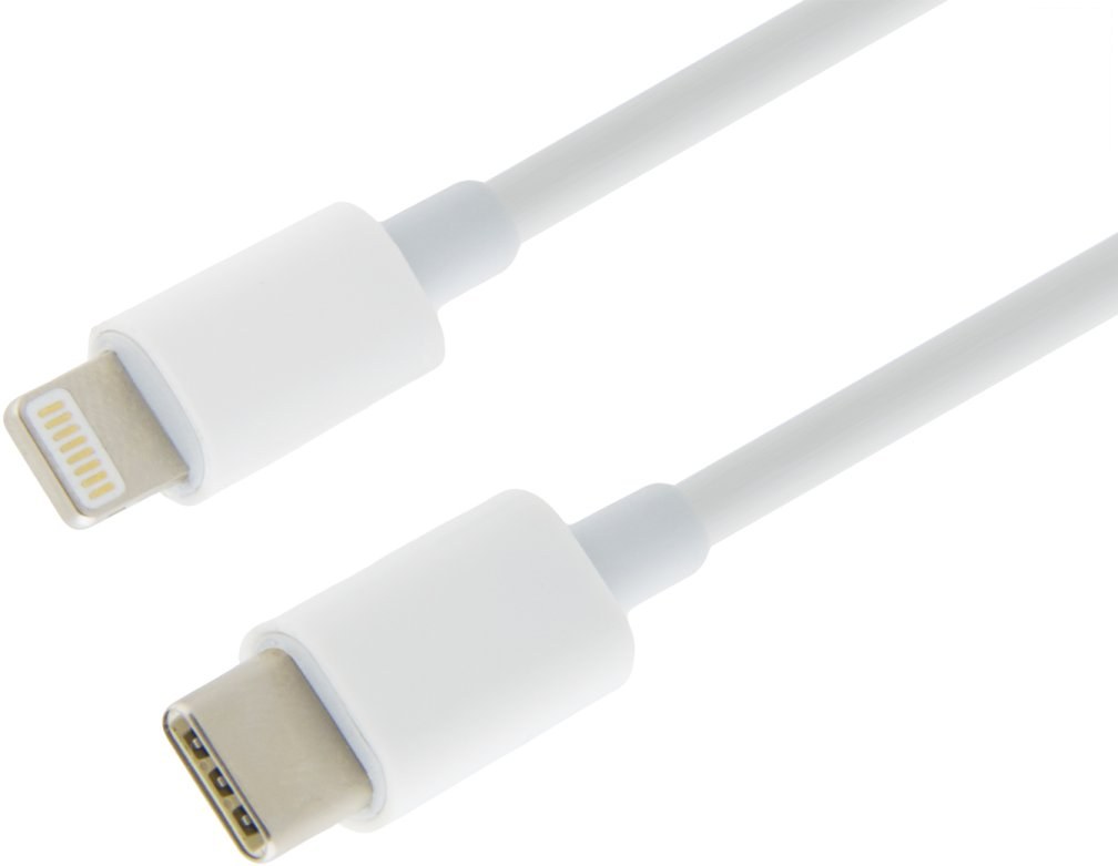 Avacom dátový a nabíjací kábel USB-C na Lightning, 100cm, biely