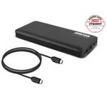 Avacom externá batéria PRISMA PD-20s, Li-Ion 20000mAh, USB-C PD vstup a výstup, čierná