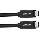 Avacom kábel USB-C na USB-C, 3.2 gen 2, PD 60W, čierny, 1m,